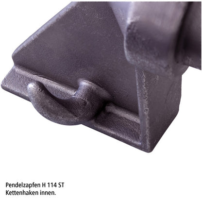 Pendulum pin H114 ST, raw stl., L