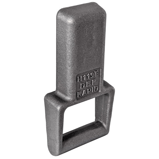 Dropside hinge H119 E, unfinished, f. aluminium/stl./wood drops