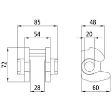 Bearing H119 E, loose, raw 50.800.200