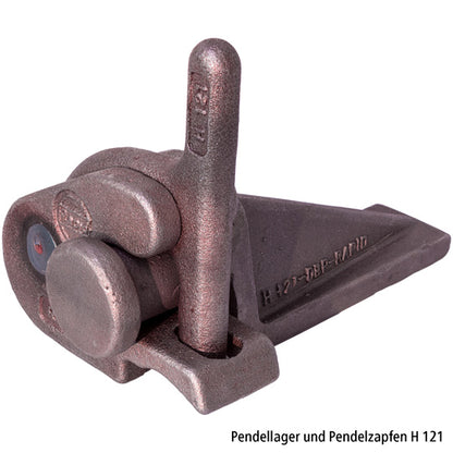 Self-aligning trunnion H121, raw stl., f. self-aligning bearing