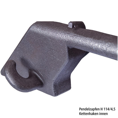 Pendulum pin H114/4.5, raw stl., L