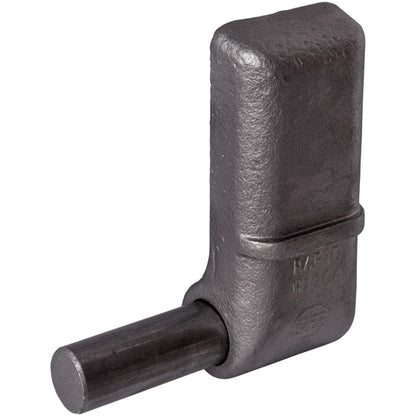 Gångjärnstub H120 A, med stift, L, rått stål.