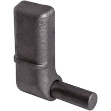 Hinge stub H120 A, w/ pin, R, raw stl.