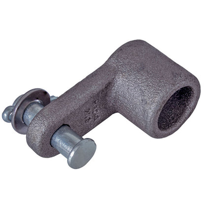 Shaft joint H519 L, raw stl., f. shaft Ø 20 mm