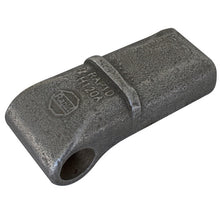 Hinge eye H 120 A, without pin, raw steel, Ø 22 mm