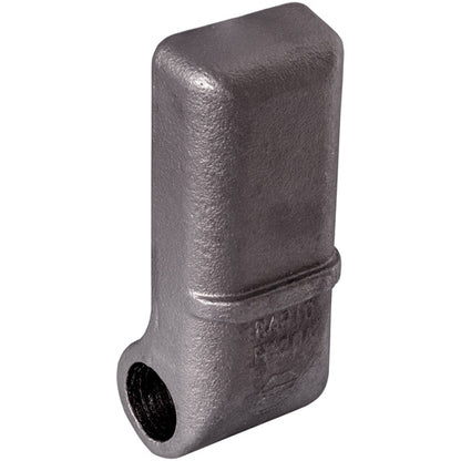 Hinge eye H 120 A, without pin, raw steel, Ø 22 mm