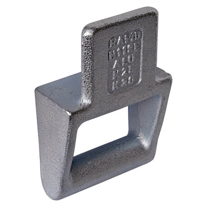 Hinge H 119 E-Alu-K 30/13, galv., for 25 mm aluminium dropside