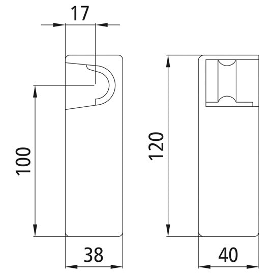 Self-aligning bearing H10 G, L, raw stl.