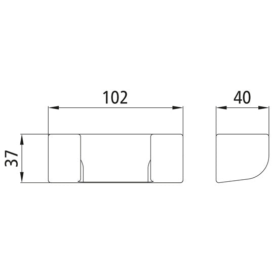 Stanchion bearing H12/90, raw, f. lock H12