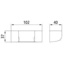 Stanchion bearing H12/90, raw, f. lock H12