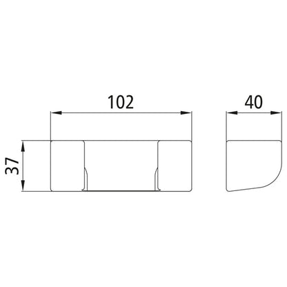 Stanchion bearing H12/90, raw, f. lock H12