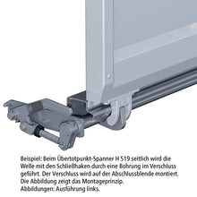 Over dead center clamp H 519, lateral, left, raw, for Ø 20 mm