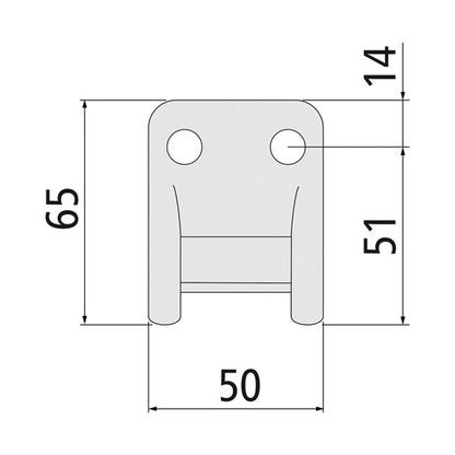 Counterholder H 207, galvanized