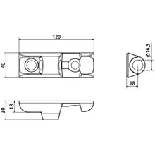 Hinge bearing, TIR, raw