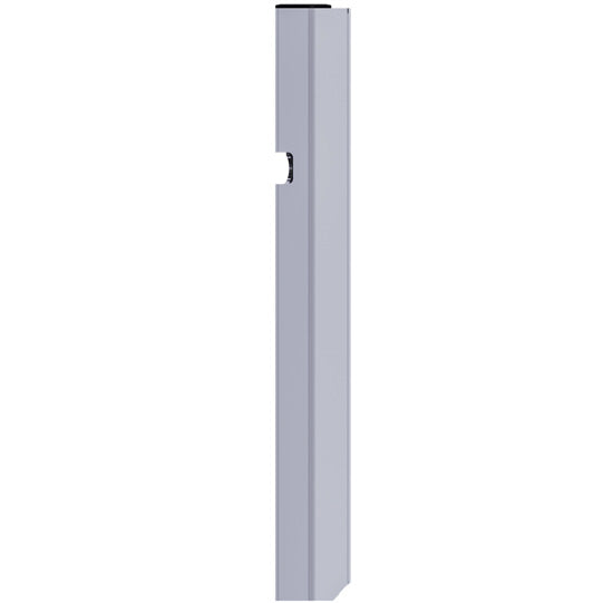 Ctrholder f. lock H400, 411 mm, R, anodised aluminium