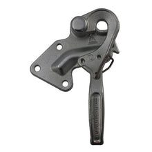 tipper fastener 3822, L, galvanised stl., w/ spring catch