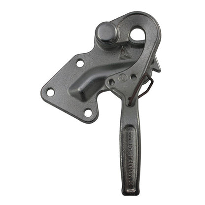 tipper fastener 3822, L, galvanised stl., w/ spring catch