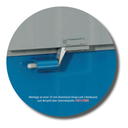 Hinge bearing, 4041, aluminum raw