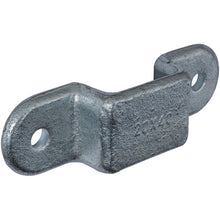 Stanchion holder, 20 x 40 mm, drop-f.ged, galvanised stl.