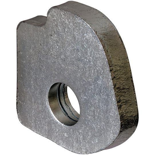 Bearing tabs, galvanized, for side tilt hinge
