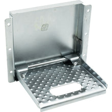 Built-in folding steps, tread approx. 145 x 115 mm, galvanised