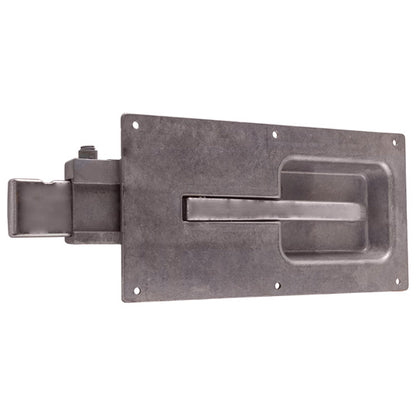 PWP flat bolt catch, galvanised, aluminium/stl.