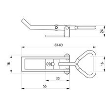 PWP eccentric lock, galvanized