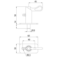 PWP-jousipultti pohjalevyllä, sinkittyä terästä, rasvanipoilla