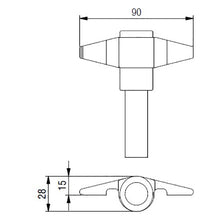 PWP hook with locking shaft Ø 18 mm, for Boxer II