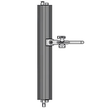 PWP espagnolette container with edging profile, 800mm, raw