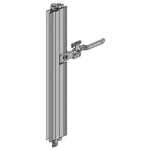 Container lock, 800 mm, A dimension 500 mm, anodized