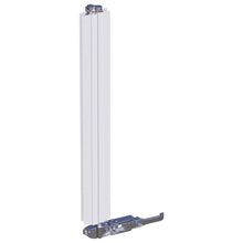 PWP espagnolette lock Boxer II, 1000 mm, anodized, screw-on.