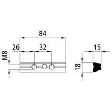 PWP threaded rail for counterholder K 20
