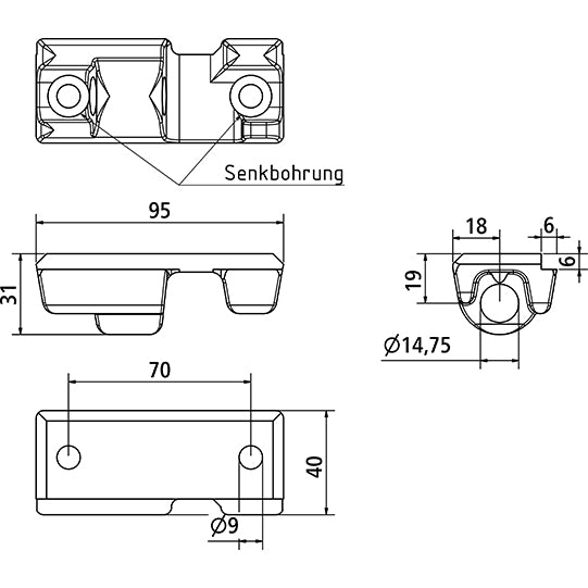 PWP hinge bearing, raw