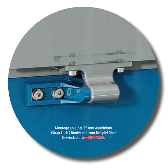 PWP hinge bearing, galvanised