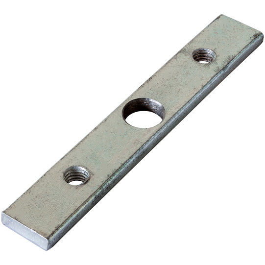 PWP threaded plate 6 mm, galvanized, hole spacing 70 mm, M8