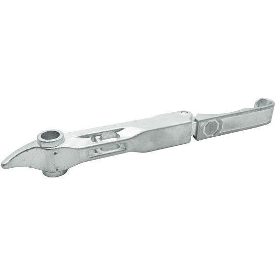 PWP Twister handle, stl. hot-dip galvanized, Ø 18 mm, w/ logo