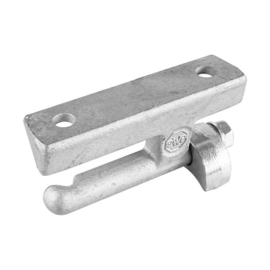 PWP hinge pin, hot-dip galvanized w/ safety latch