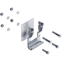 PWP pillarpocket screw-on, galvanised, w. mtg. material