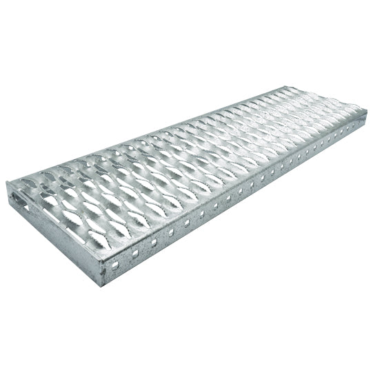 Hopfällbart steg utan fäste, galvaniserat, 750 mm