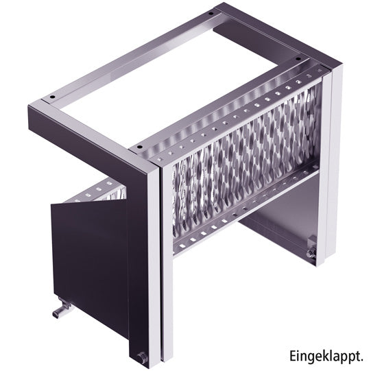 PWP folding step, 2-step, stl. hot-dip galvanized, w/out safety
