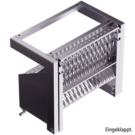 PWP fällbart steg, 3-steg, varmförzinkat stål, utan säkerhet