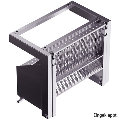 PWP fällbart steg, 3-steg, varmförzinkat stål, utan säkerhet