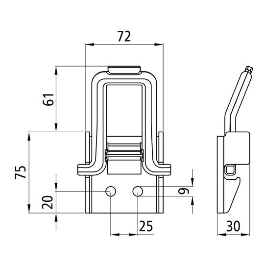PWP bag f. PWP lashing bracket "PINGUIN" galvanised