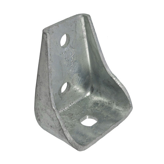 PWP screw-on bracket/console, hot-dip galvanised, slotted hole