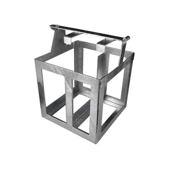 PWP canister holder f. 2 x 20 l canisters, galvanised stl.