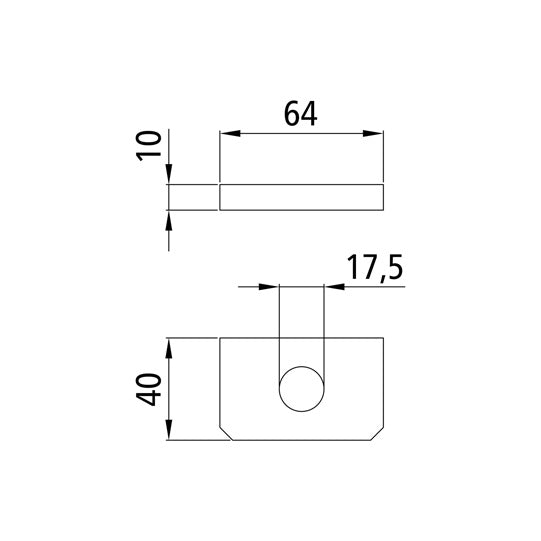 PWP support disc, stl. hot-dip galvanized