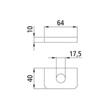 PWP support disc, stl. hot-dip galvanized