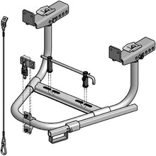 PWP spare wheel holder type 89, Ø 1080- 1130 mm, 900/590/920 mm