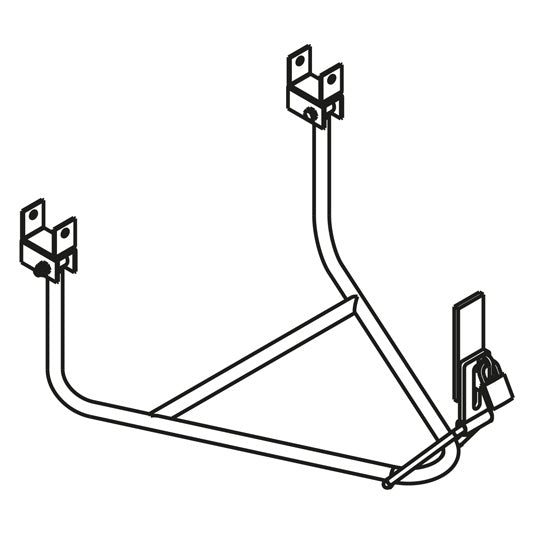 PWP spare wheel holder type 89, 580-680 mm